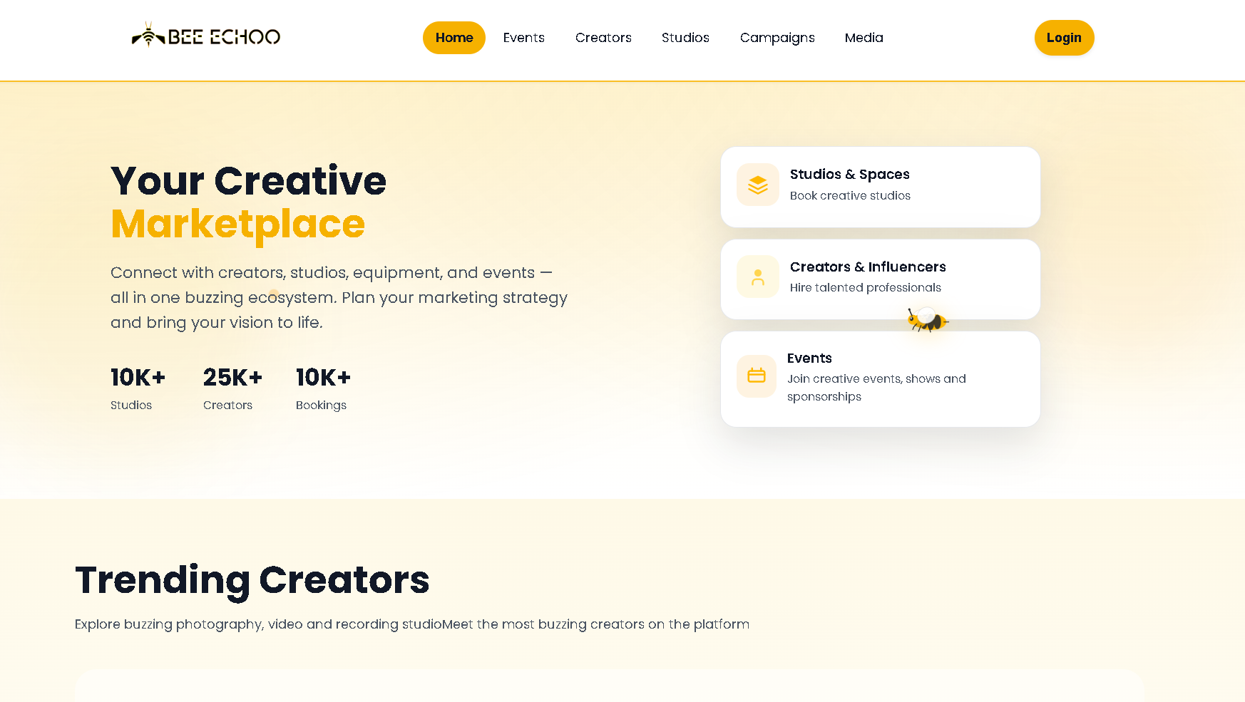 bee echoo Web Platform